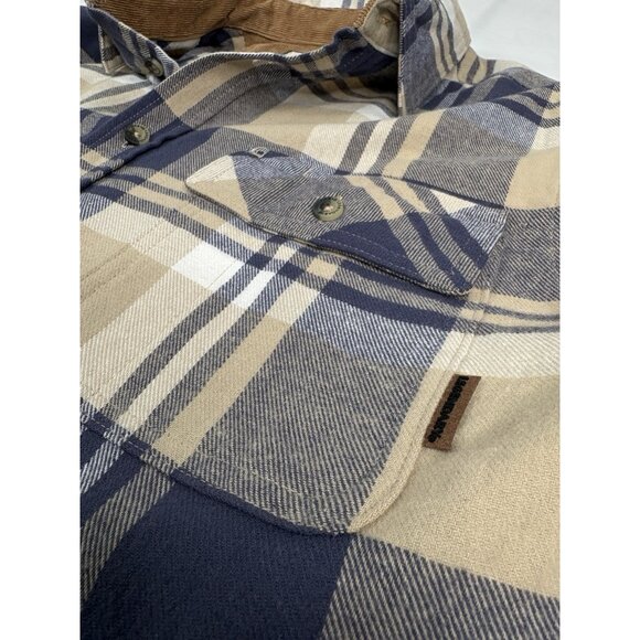 Legendary Whitetails Men’s Medium Buck Camp Flannel Shirt Relaxed Fit Plaid - Picture 6 of 15